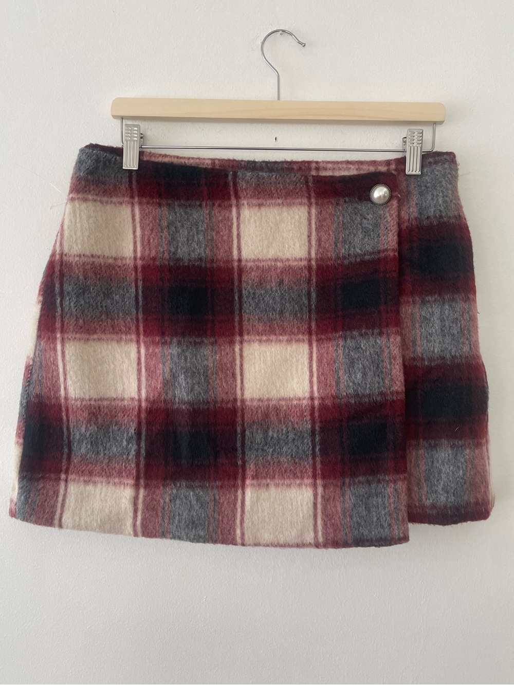 Rachel Zoe Plaid Mini Skirt Size M